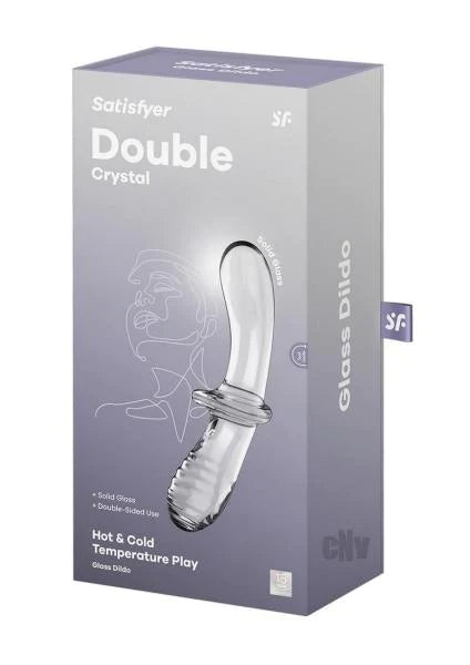 Satisfyer Double Crystal Lt Blue